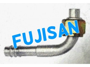 Aluminum Pipe Fitting w/ Metal Nut